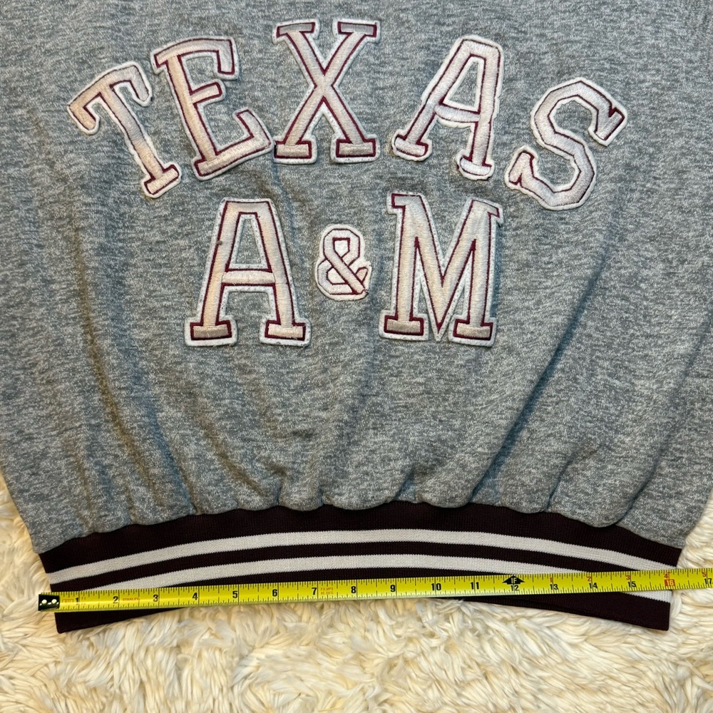 Texas A&M Varsity Vintage Style V-Neck Sweater - Picture 7 of 8